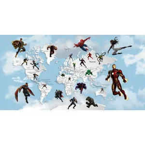 Дизайнерские фотообои рулонные Citydecor Superhero 3 на флизелиновой основе 500x260 см