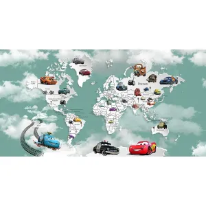 Дизайнерские фотообои рулонные Citydecor Superhero Молния МакКвин 1 на флизелиновой основе 500x260 см