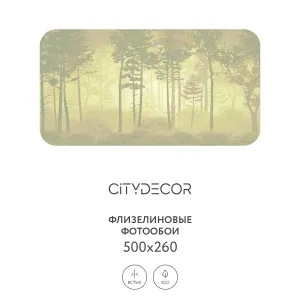Дизайнерские фотообои рулонные Citydecor Таинственный лес 7 на флизелиновой основе 500x260 см