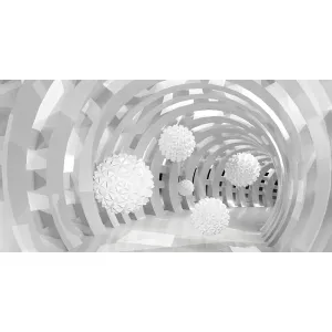 Фотообои рулонные Citydecor Тоннель: Шары 3D на флизелиновой основе 500x260 см