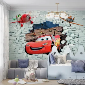 Фотообои на заказ по индивидуальному размеру Citydecor Молния МакВин 3D