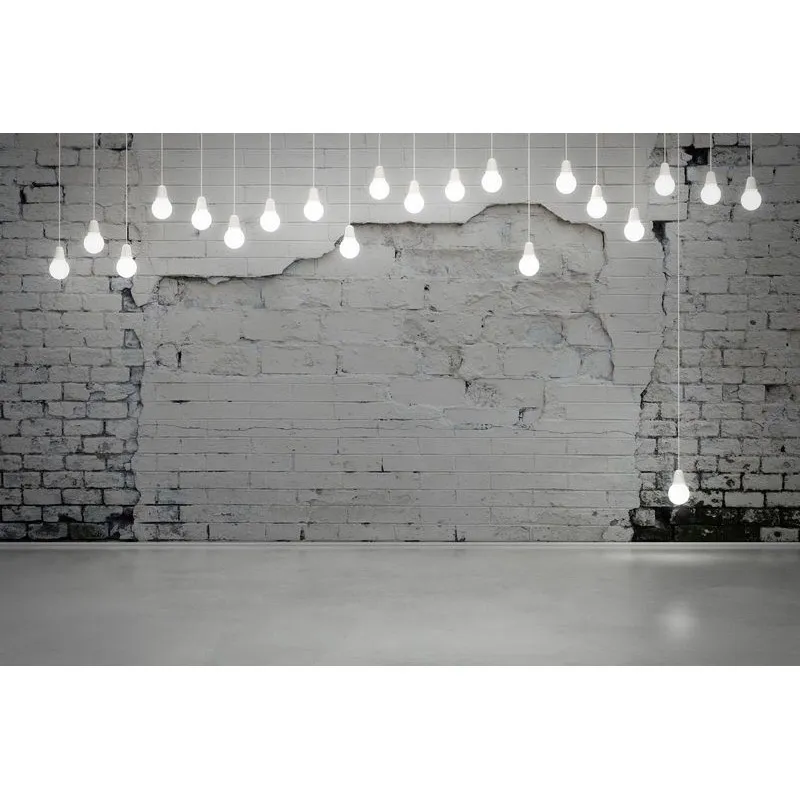 Фотообои на заказ по индивидуальному размеру Citydecor Лампочки 3D
