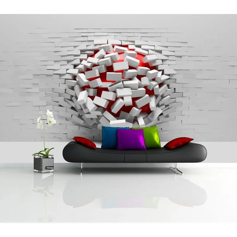 Фотообои на заказ по индивидуальному размеру Citydecor Сквозь стену 3D