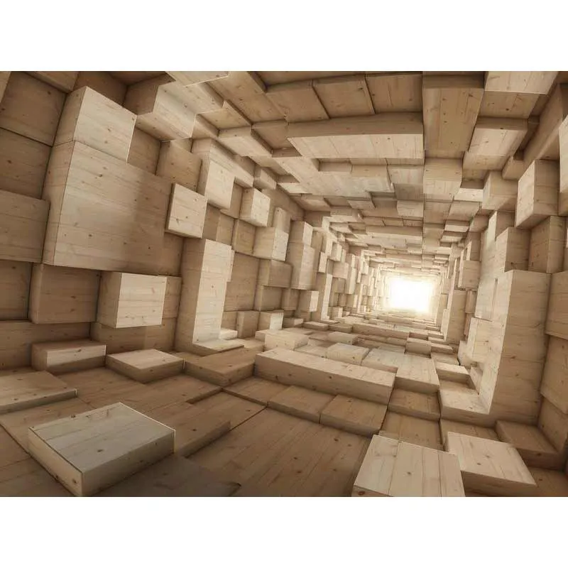 Фотообои на заказ по индивидуальному размеру Citydecor Тоннель 3D