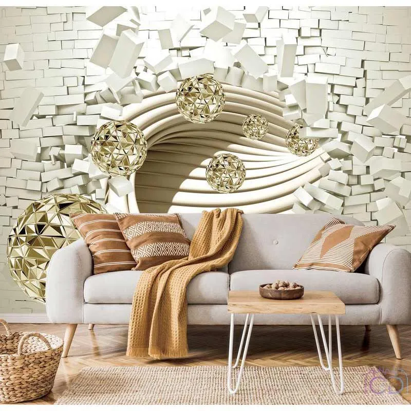 Фотообои на заказ по индивидуальному размеру Citydecor Стена 3D
