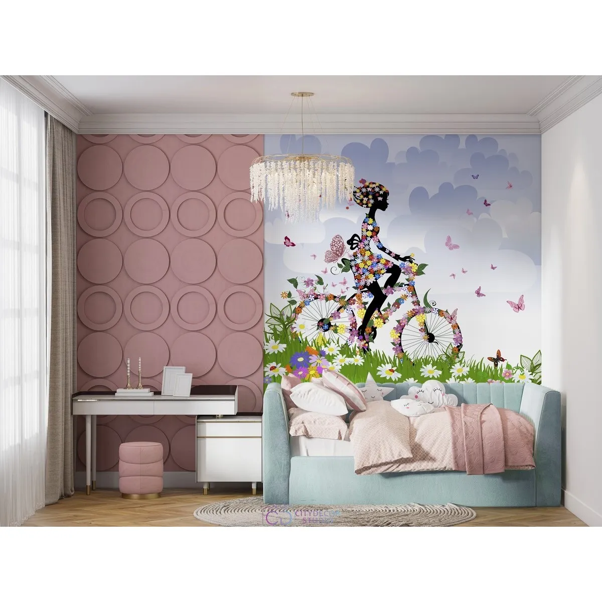 Фотообои на заказ по индивидуальному размеру Citydecor Абстракция 402