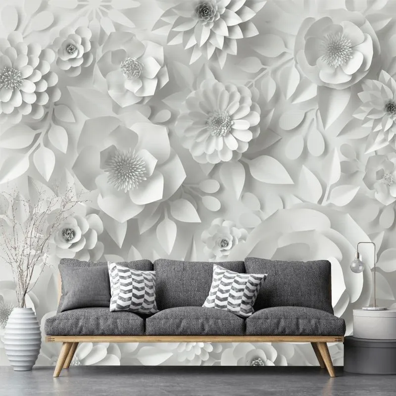 Фотообои на заказ по индивидуальному размеру Citydecor Цветы модерн 3D