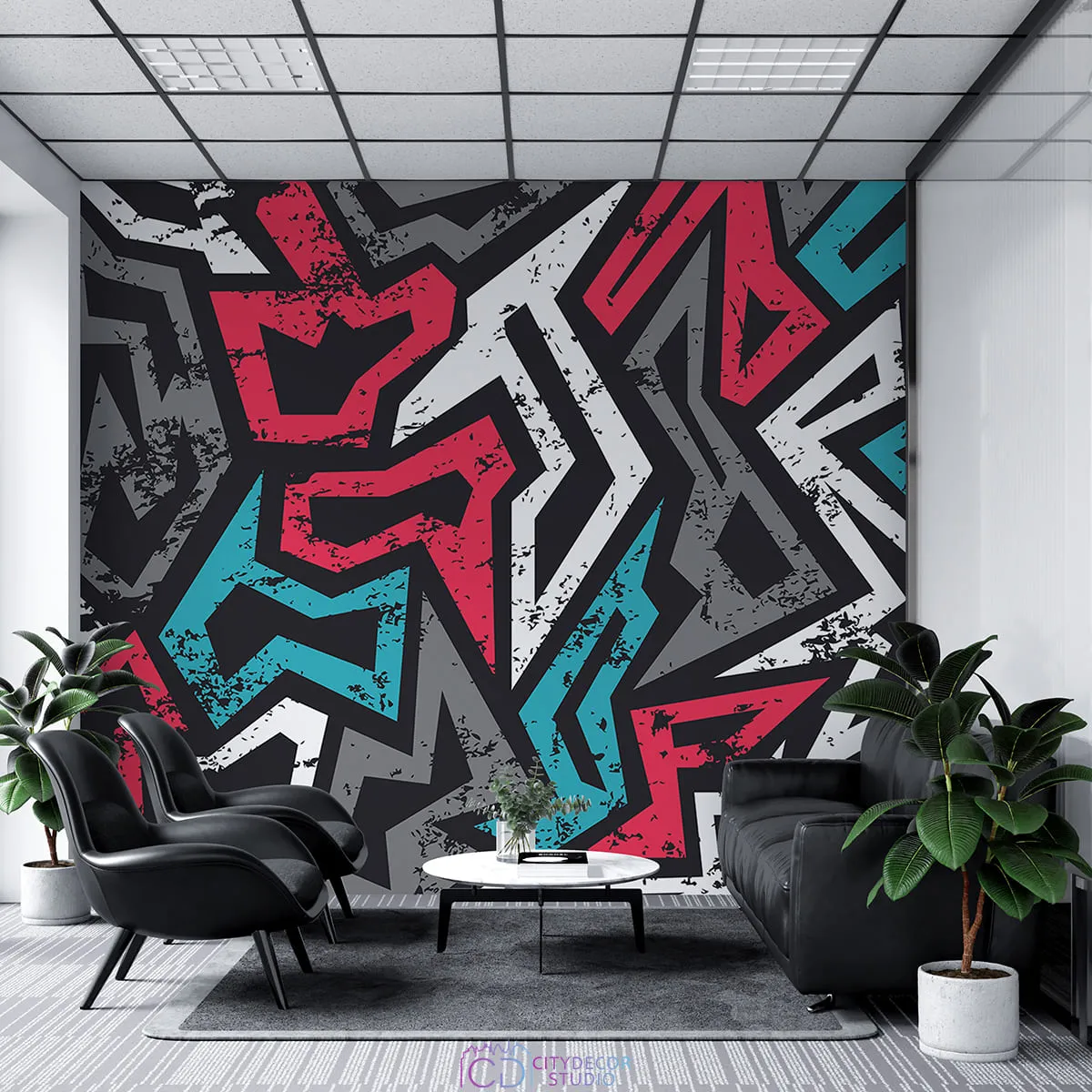 Фотообои на заказ по индивидуальному размеру Citydecor Абстракция 423