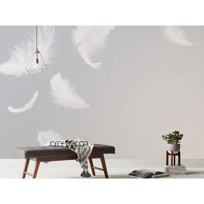 Фотообои на заказ по индивидуальному размеру Citydecor Перышки