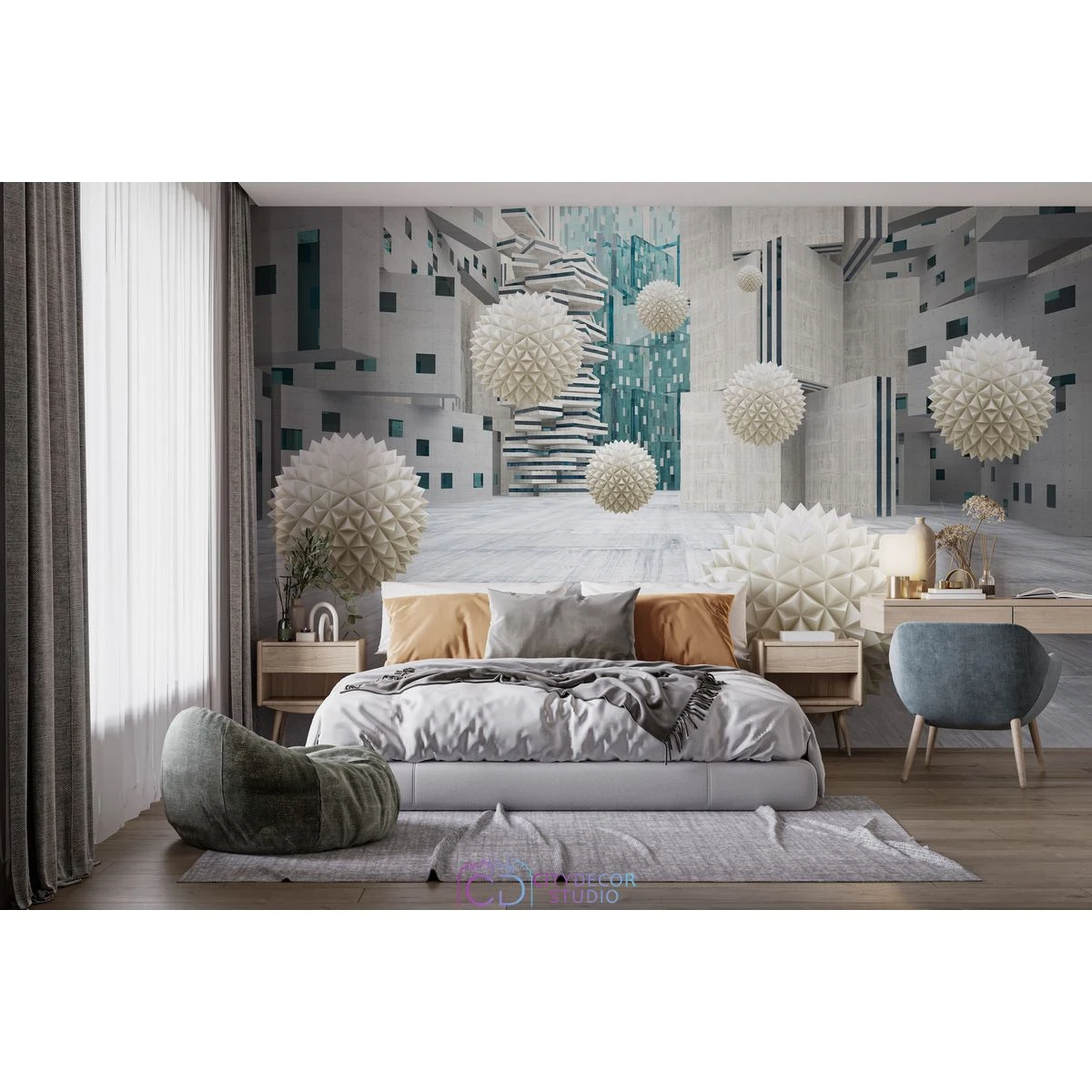 Фотообои на заказ по индивидуальному размеру Citydecor Абстракция 433