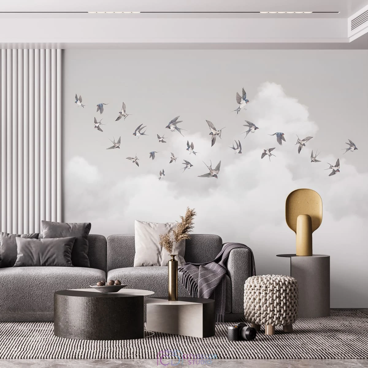 Дизайнерские фотообои по индивидуальному размеру Citydecor Air 10