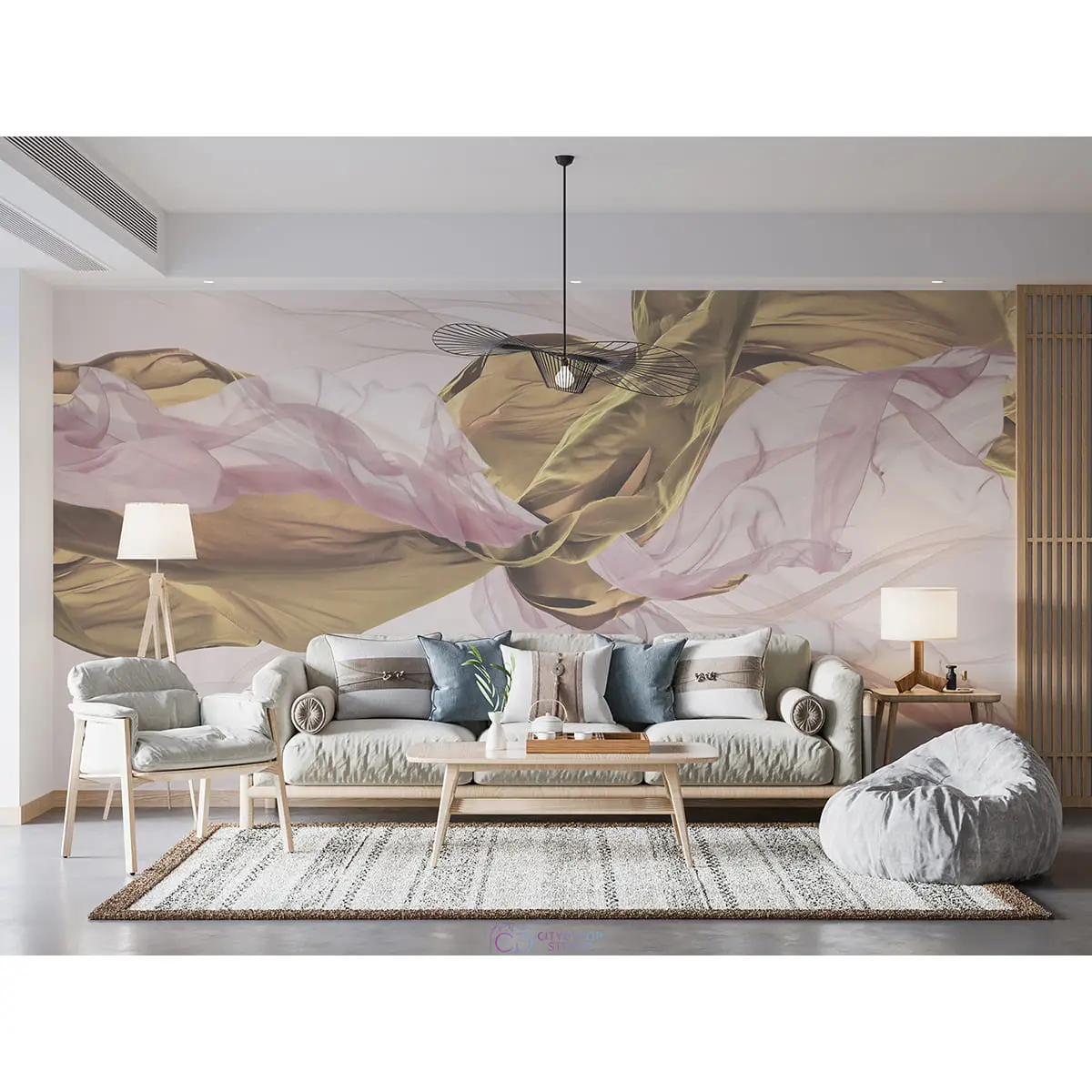 Дизайнерские фотообои по индивидуальному размеру Citydecor Air 2