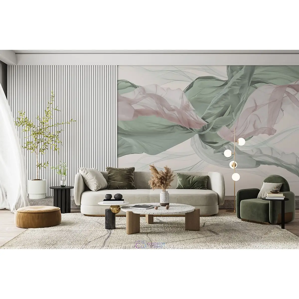Дизайнерские фотообои по индивидуальному размеру Citydecor Air 6