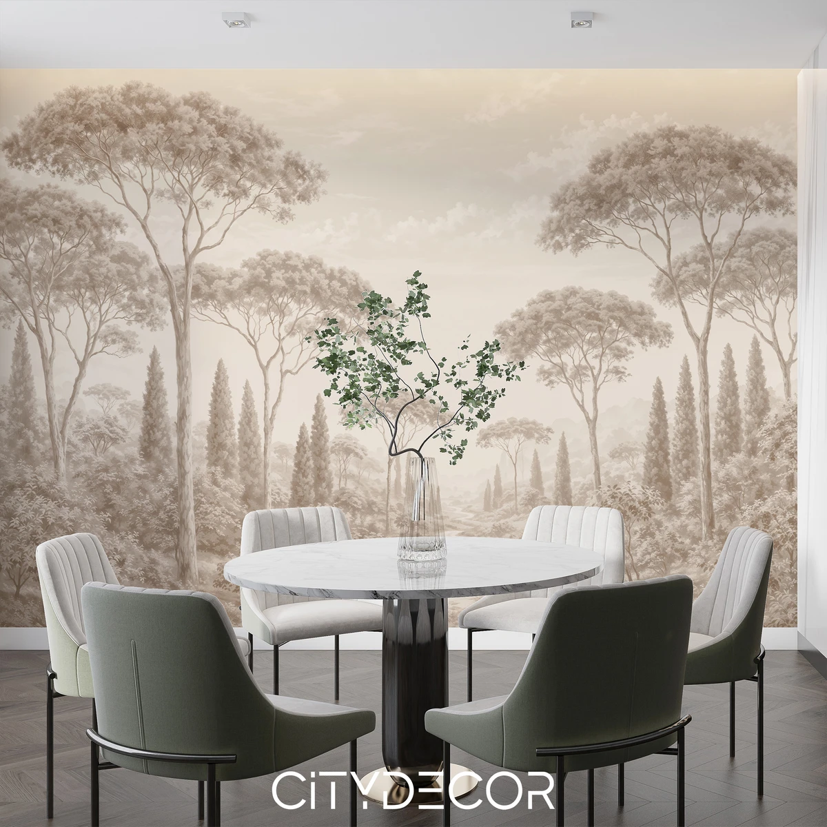 Фотообои на заказ по индивидуальному размеру Citydecor Biom 24