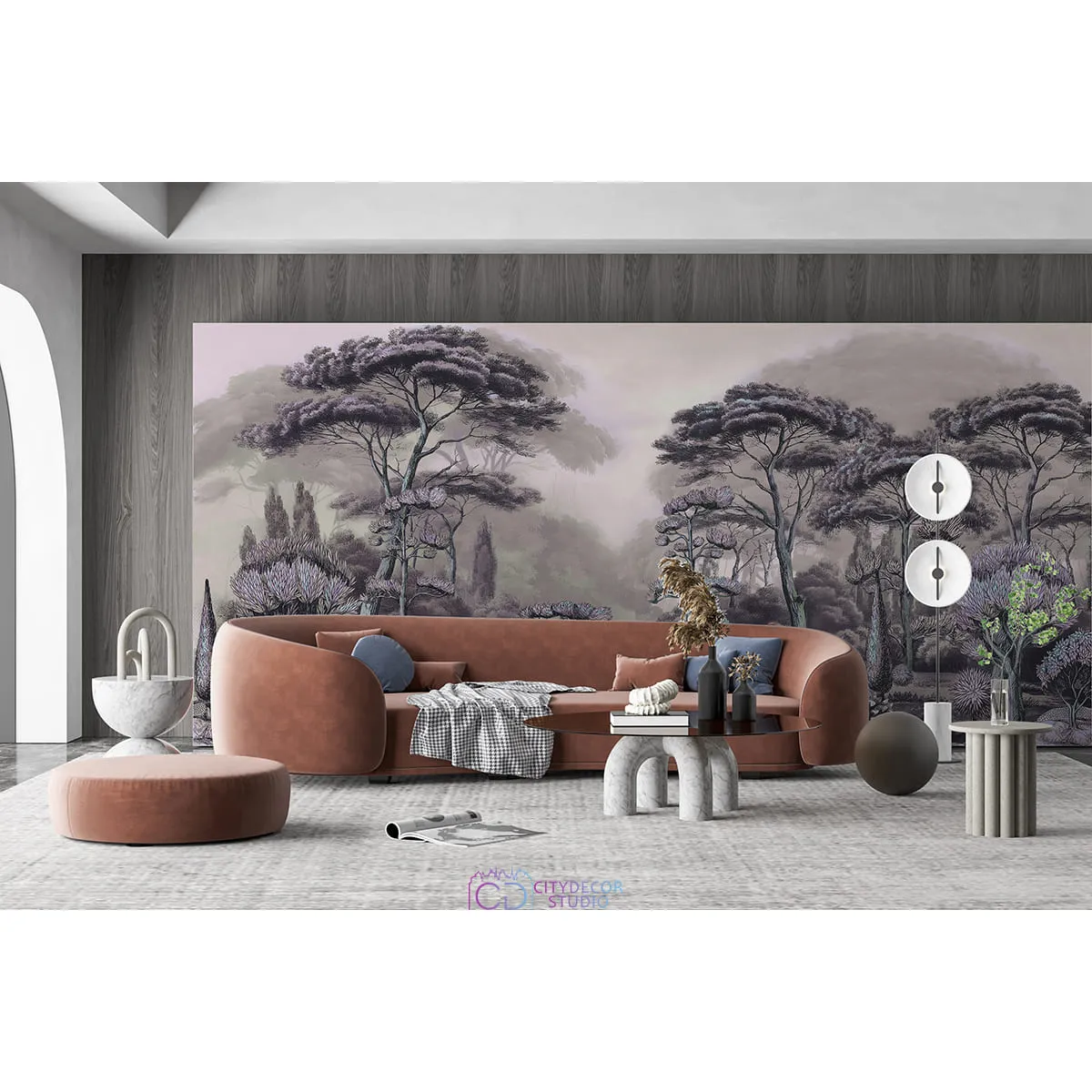 Дизайнерские фотообои по индивидуальному размеру Citydecor Biom 4