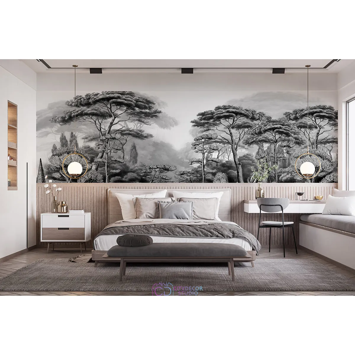 Дизайнерские фотообои по индивидуальному размеру Citydecor Biom 8