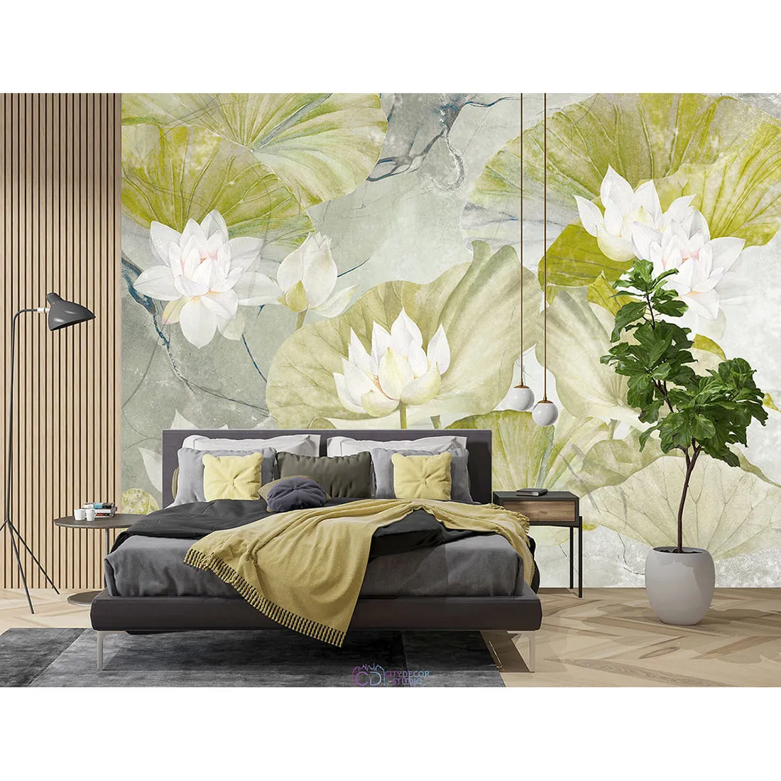 Дизайнерские фотообои по индивидуальному размеру Citydecor Blossom 12