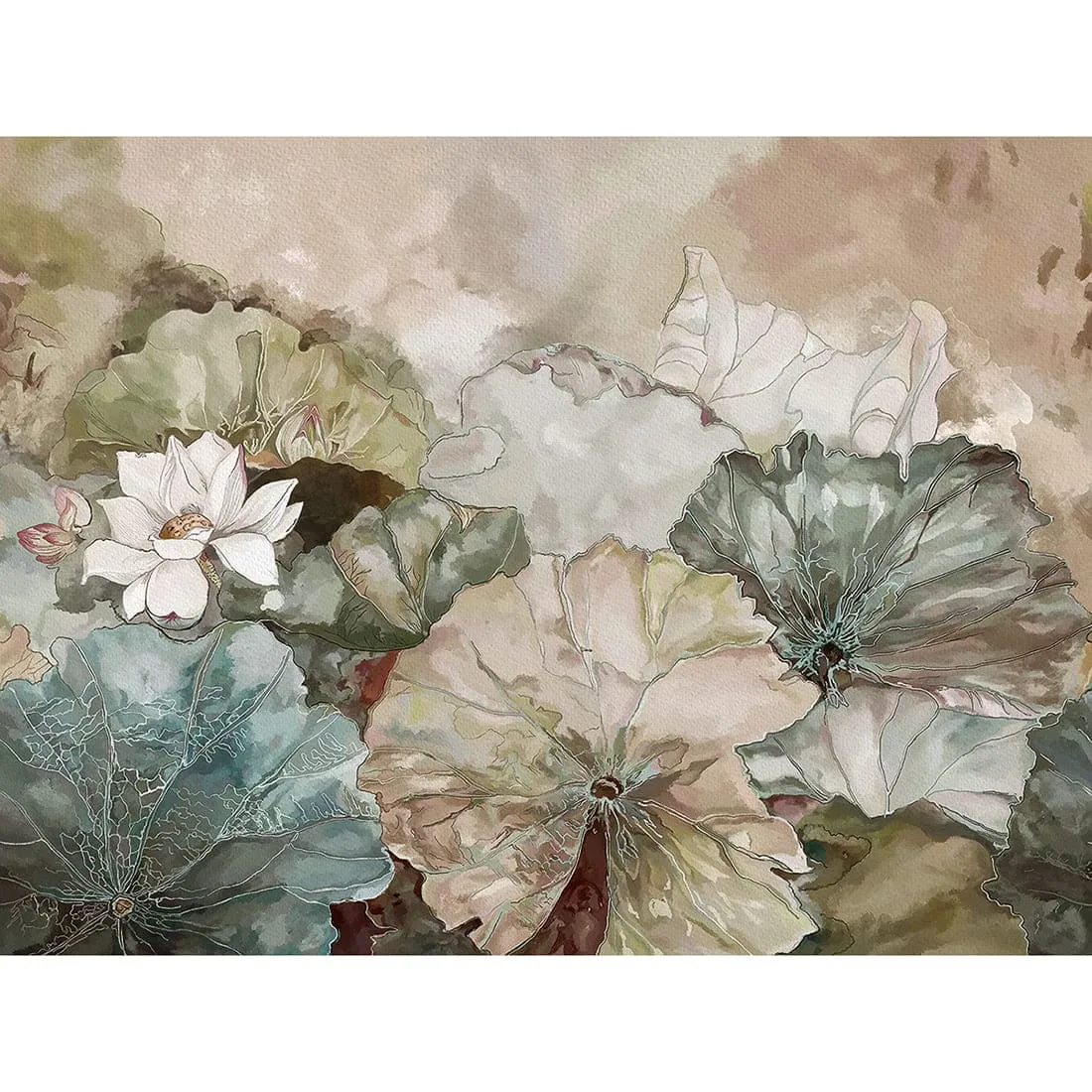 Дизайнерские фотообои по индивидуальному размеру Citydecor Blossom 2
