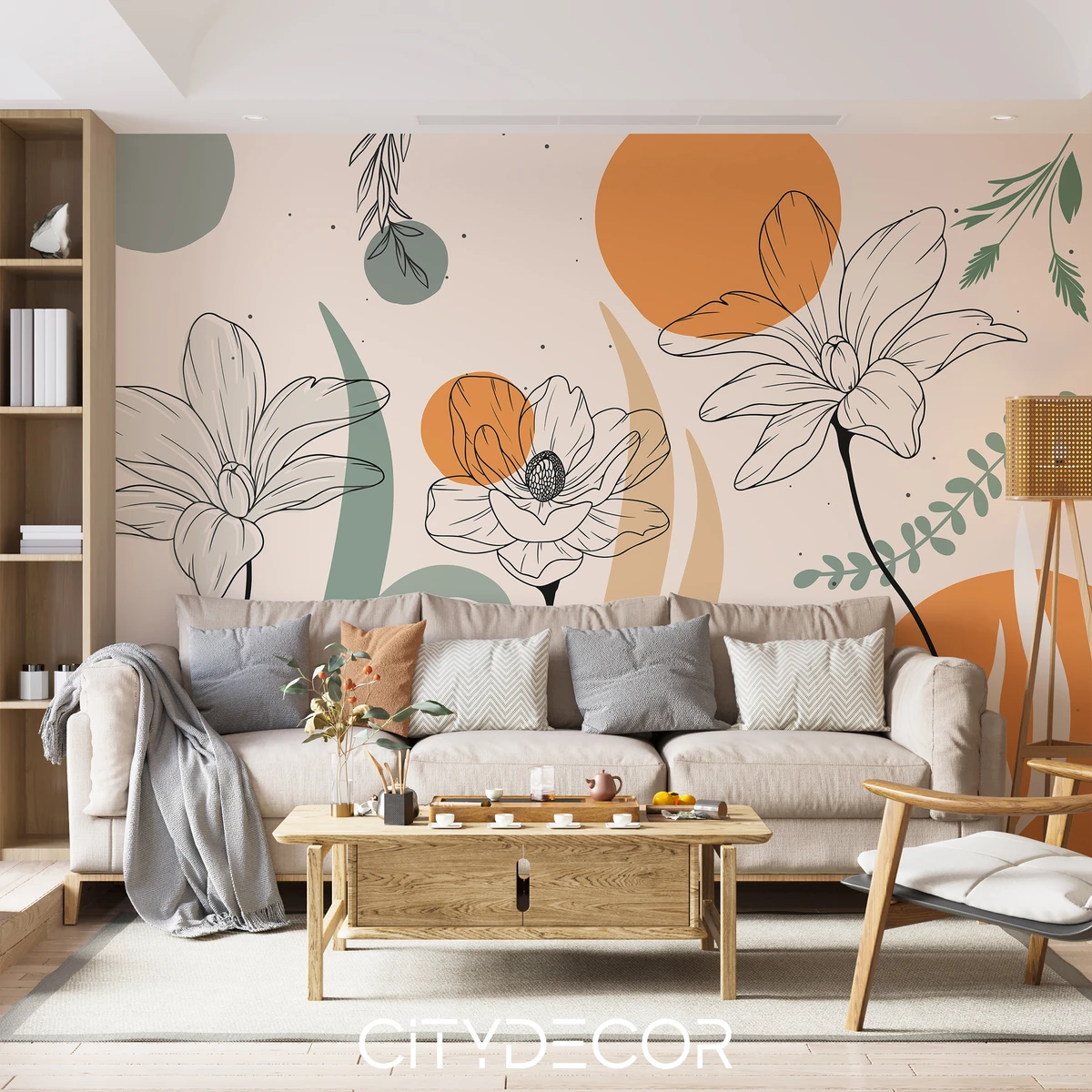 Фотообои на заказ по индивидуальному размеру Citydecor Blossom 57