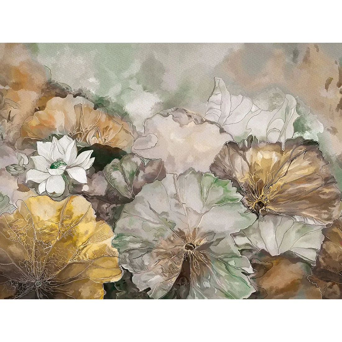Дизайнерские фотообои по индивидуальному размеру Citydecor Blossom 8