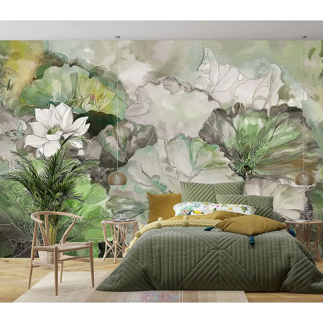 Дизайнерские фотообои по индивидуальному размеру Citydecor Blossom 9