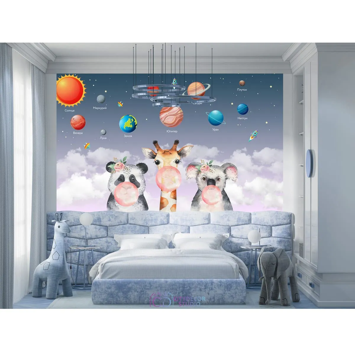 Дизайнерские фотообои по индивидуальному размеру Citydecor Bubble Gum 8
