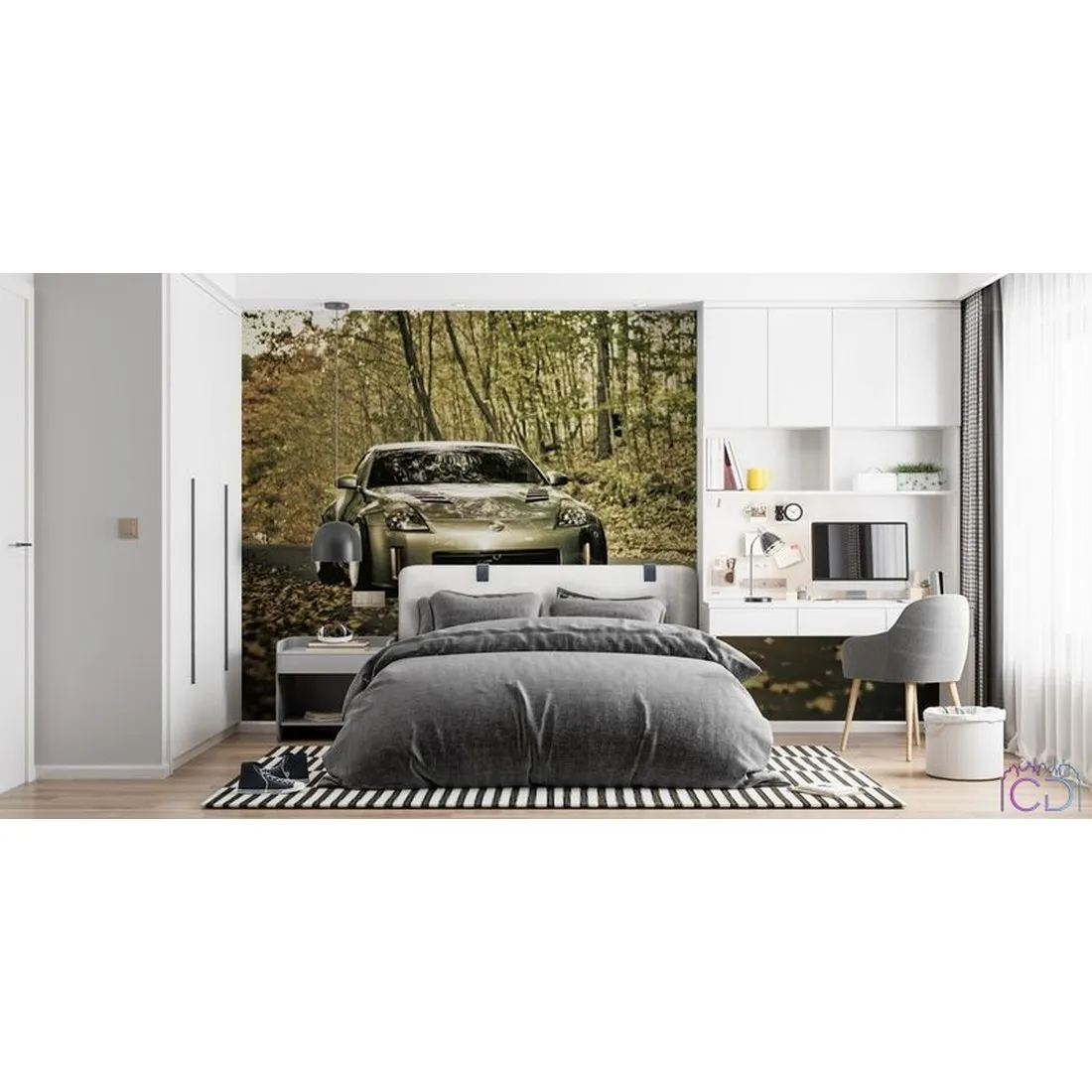 Фотообои на заказ по индивидуальному размеру Citydecor Транспорт 123