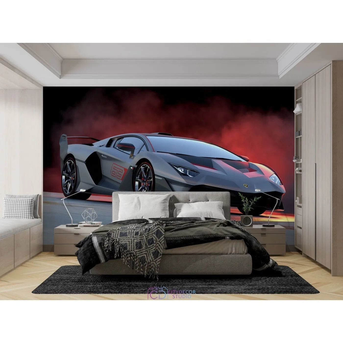 Фотообои на заказ по индивидуальному размеру Citydecor Транспорт 148