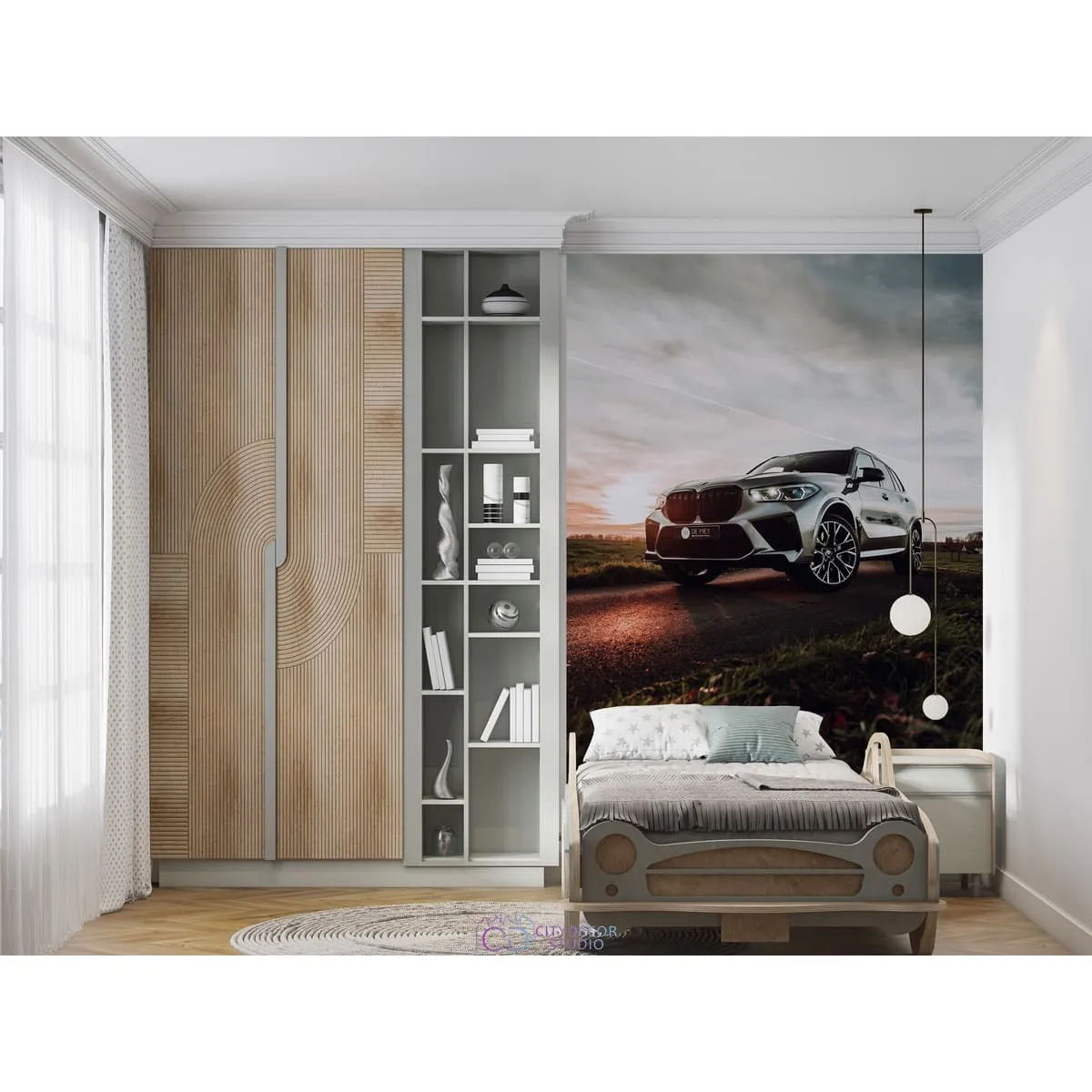 Фотообои на заказ по индивидуальному размеру Citydecor Транспорт 150