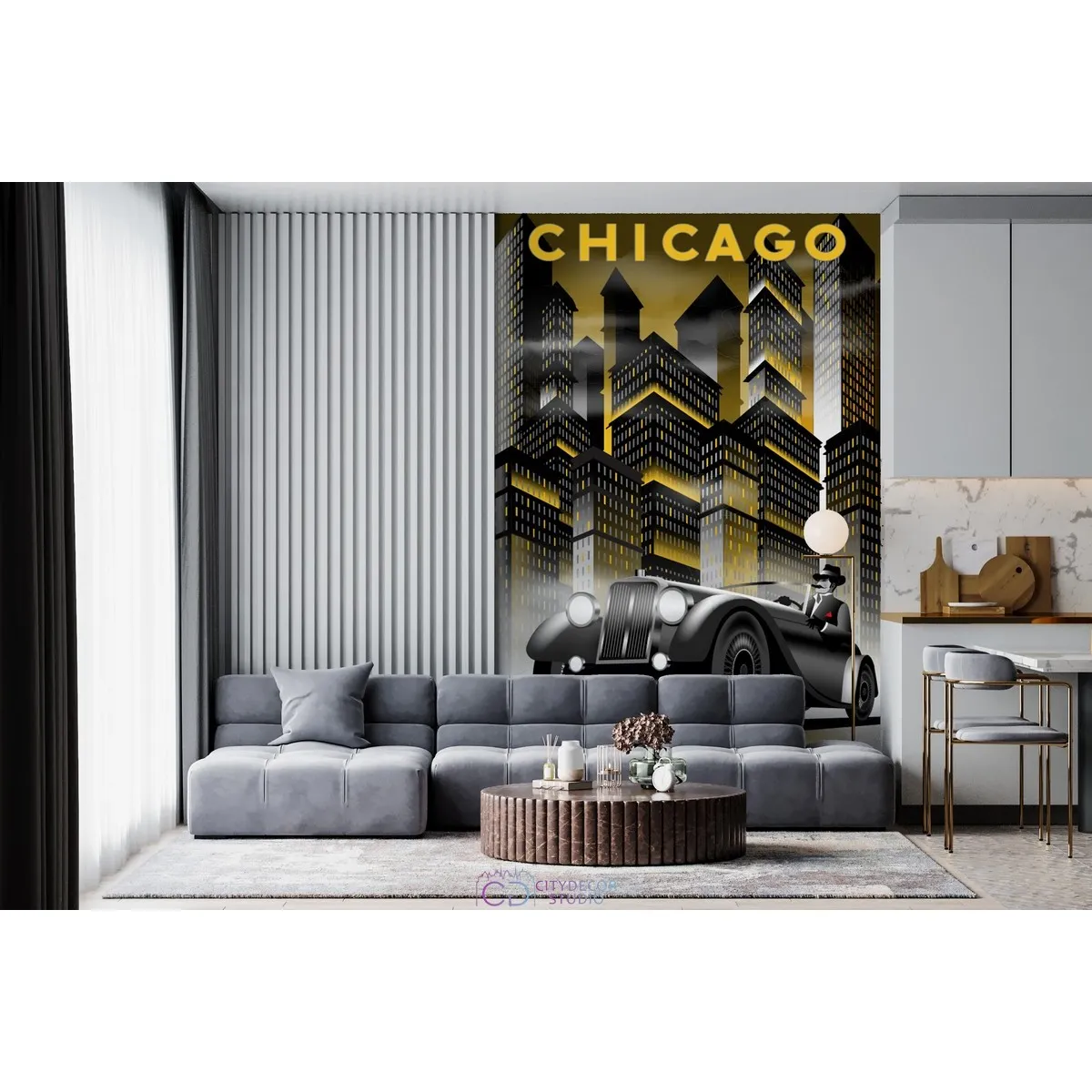 Фотообои на заказ по индивидуальному размеру Citydecor Транспорт 154