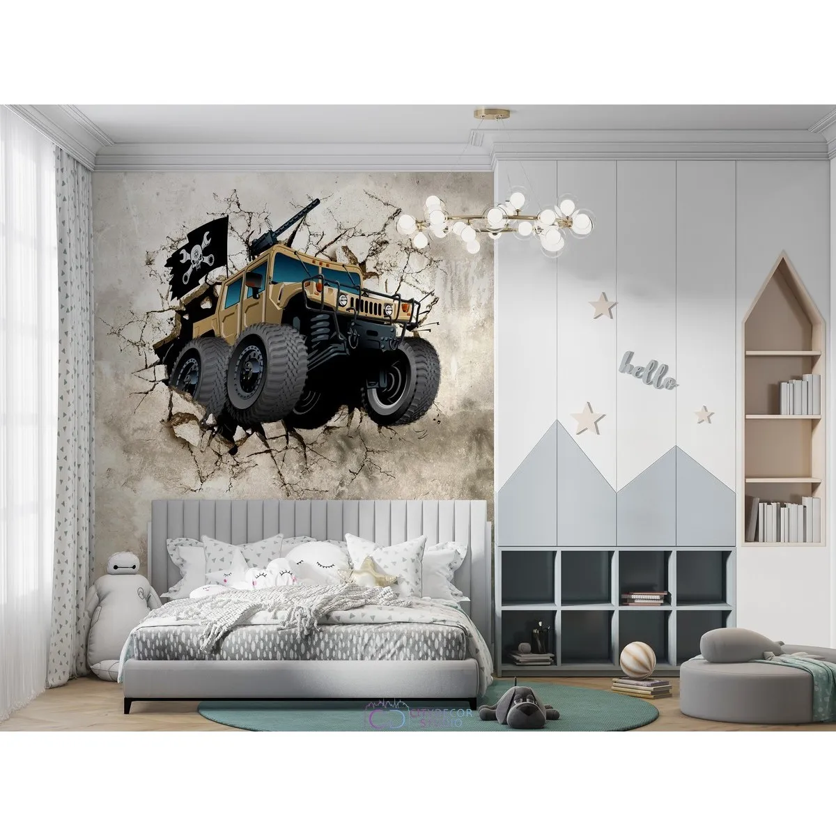 Фотообои на заказ по индивидуальному размеру Citydecor Транспорт 161