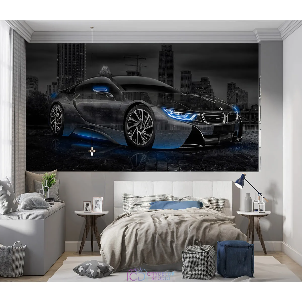 Фотообои на заказ по индивидуальному размеру Citydecor Транспорт 164