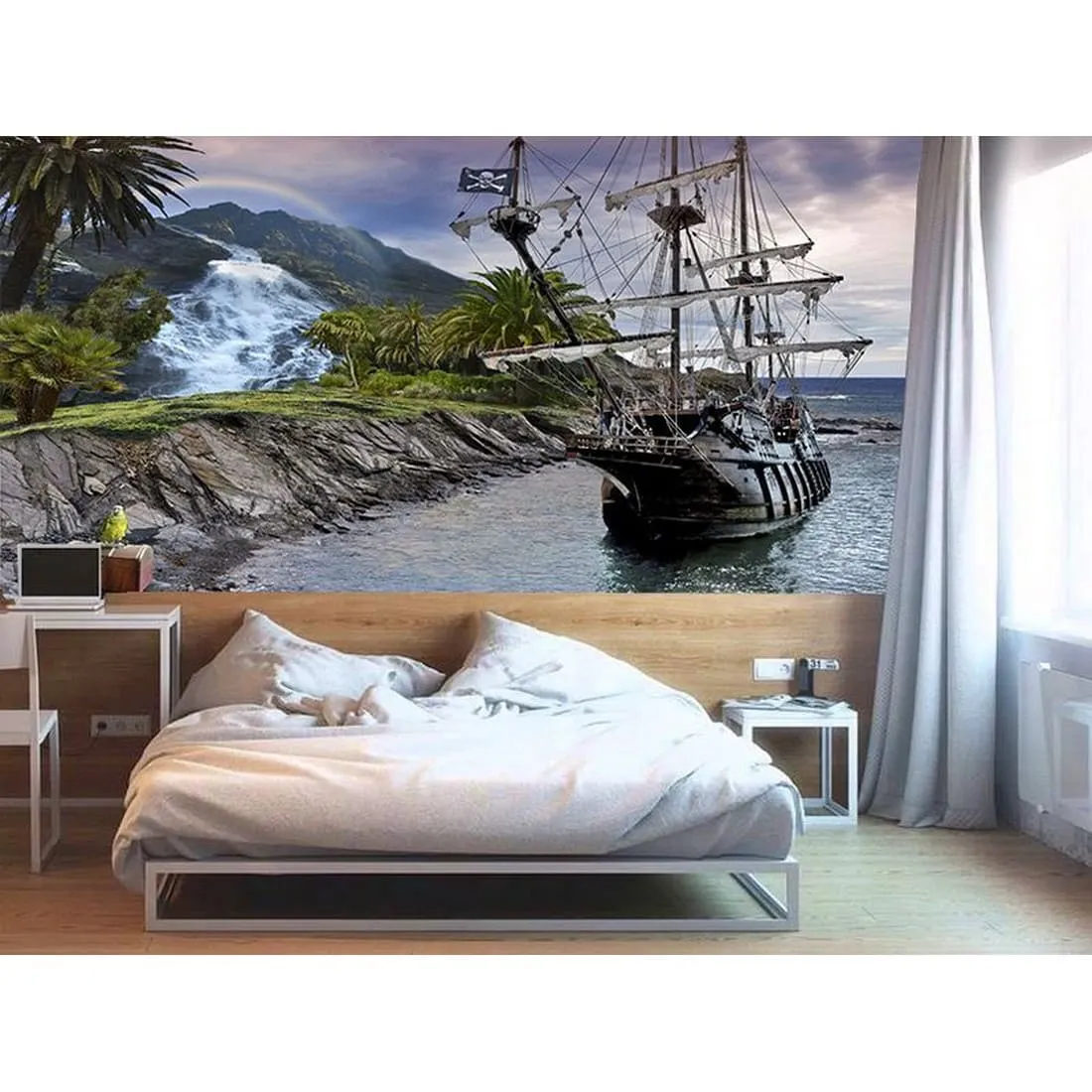 Фотообои на заказ по индивидуальному размеру Citydecor Пиратский корабль