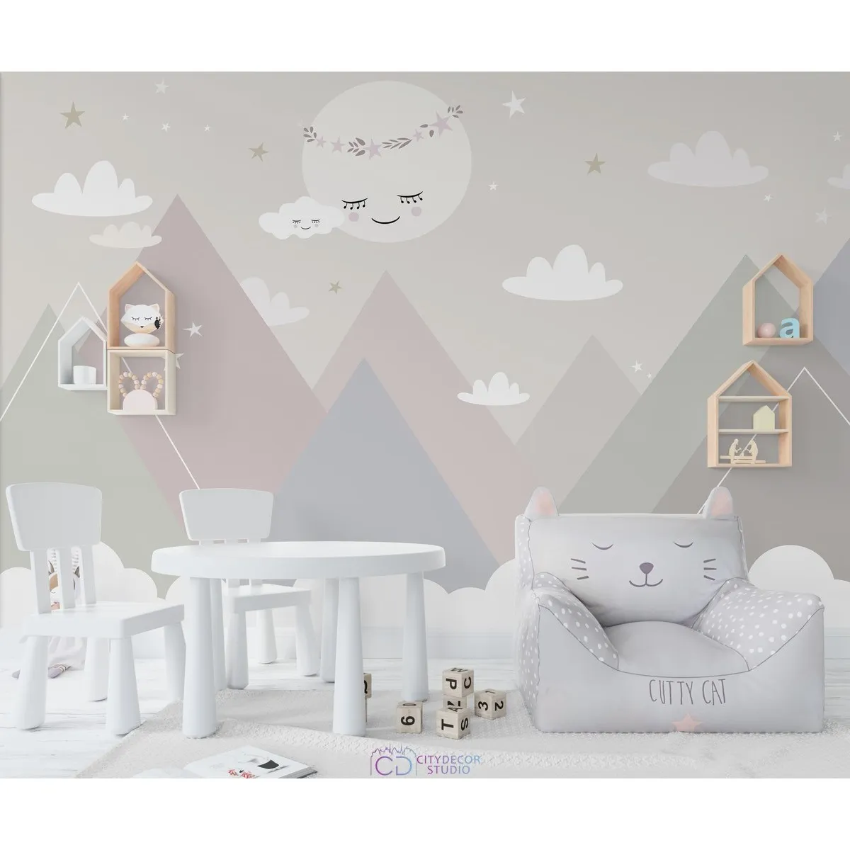 Фотообои на заказ по индивидуальному размеру Citydecor Cute&Lovely 32