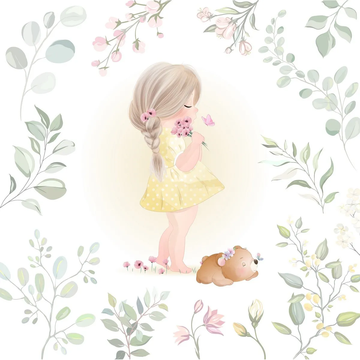 Дизайнерские фотообои по индивидуальному размеру Citydecor Cute&Lovely 33