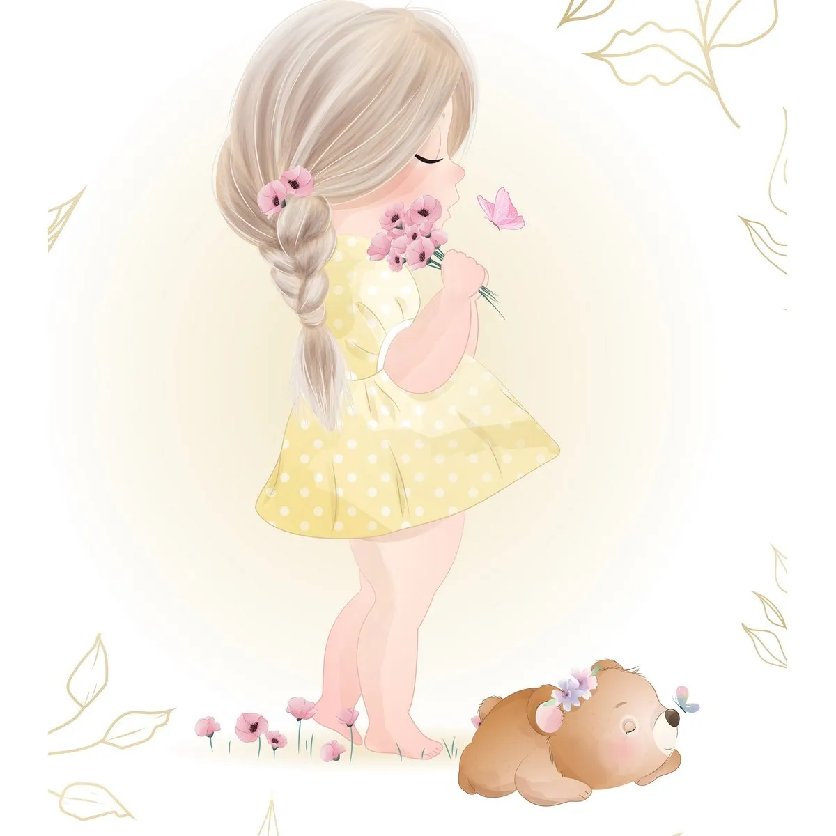 Дизайнерские фотообои по индивидуальному размеру Citydecor Cute&Lovely 35