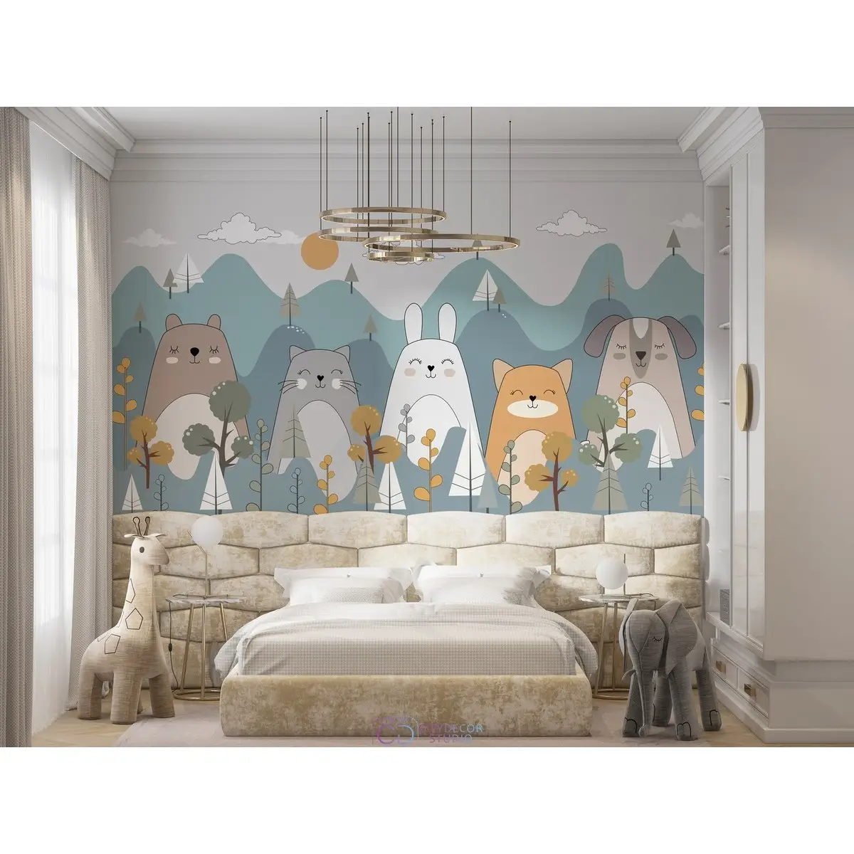 Фотообои на заказ по индивидуальному размеру Citydecor Cute&Lovely 39