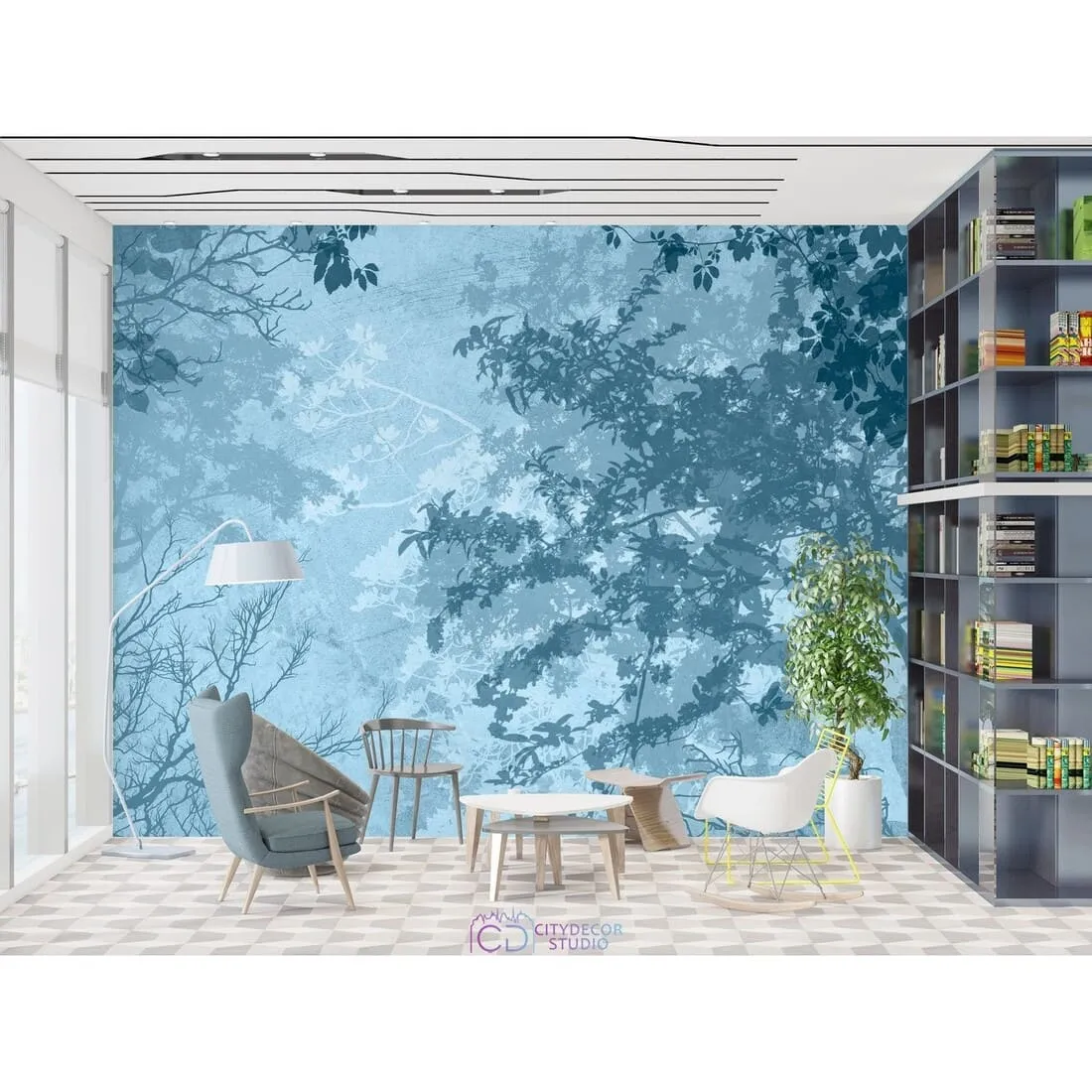 Дизайнерские фотообои по индивидуальному размеру Citydecor Dark Side 1
