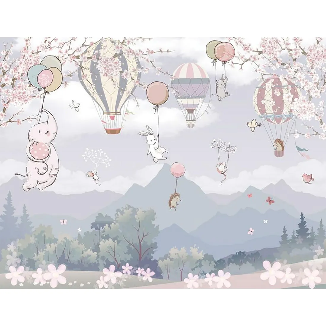 Фотообои на заказ по индивидуальному размеру Citydecor Cute&Lovely 13