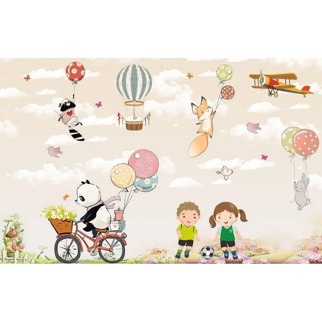 Фотообои на заказ по индивидуальному размеру Citydecor Cute&Lovely 14