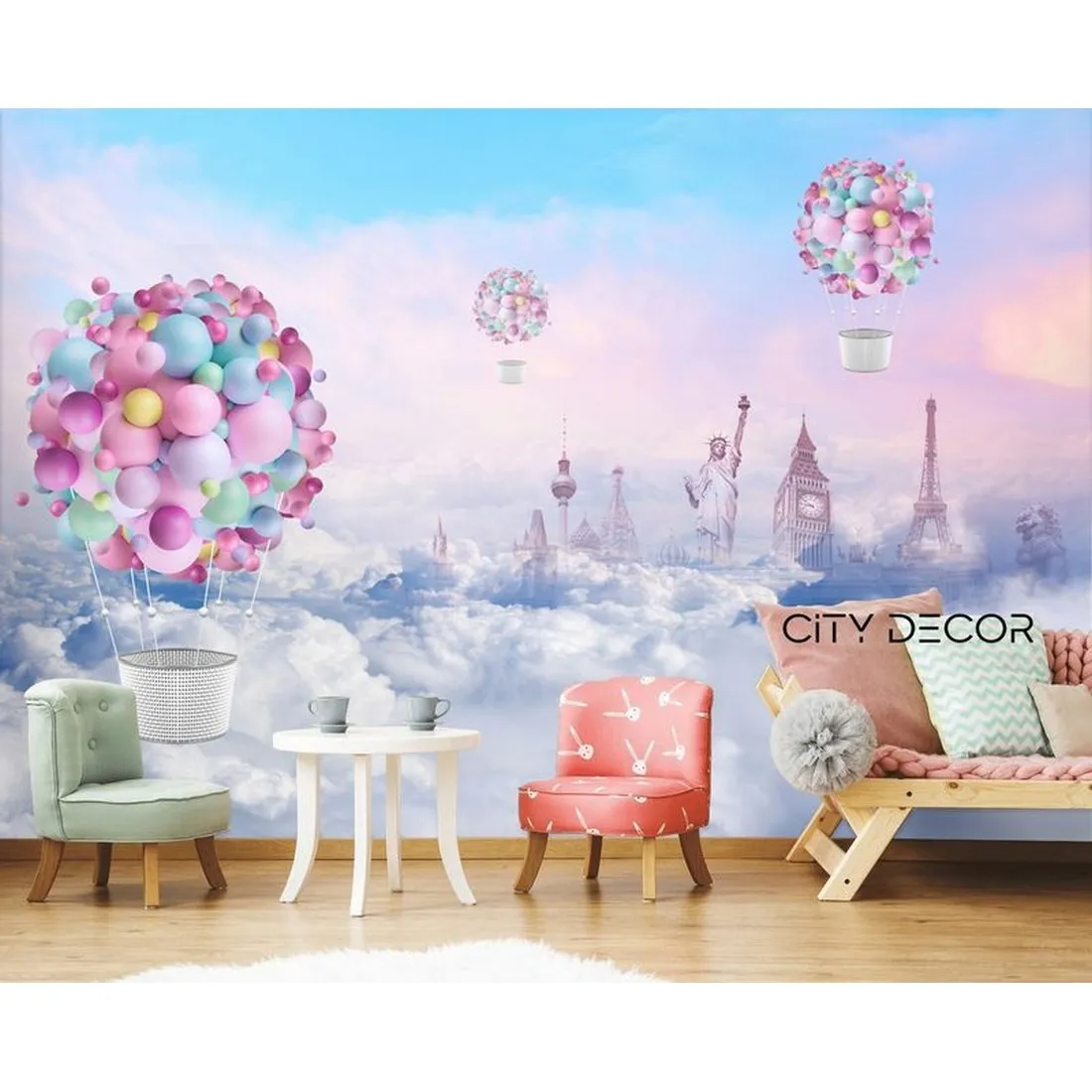 Фотообои на заказ по индивидуальному размеру Citydecor Детская 19