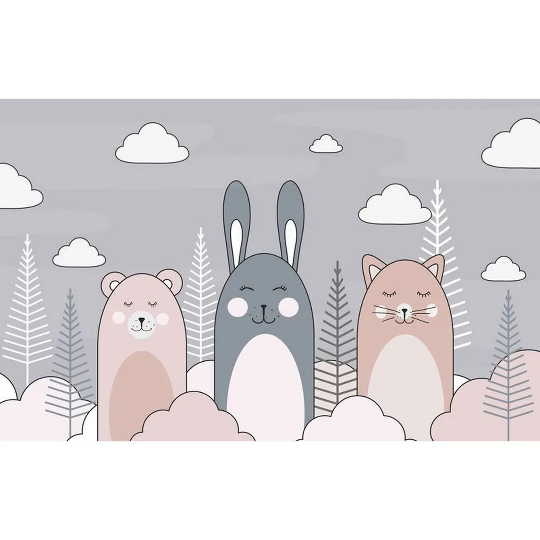 Фотообои на заказ по индивидуальному размеру Citydecor Cute&Lovely 10