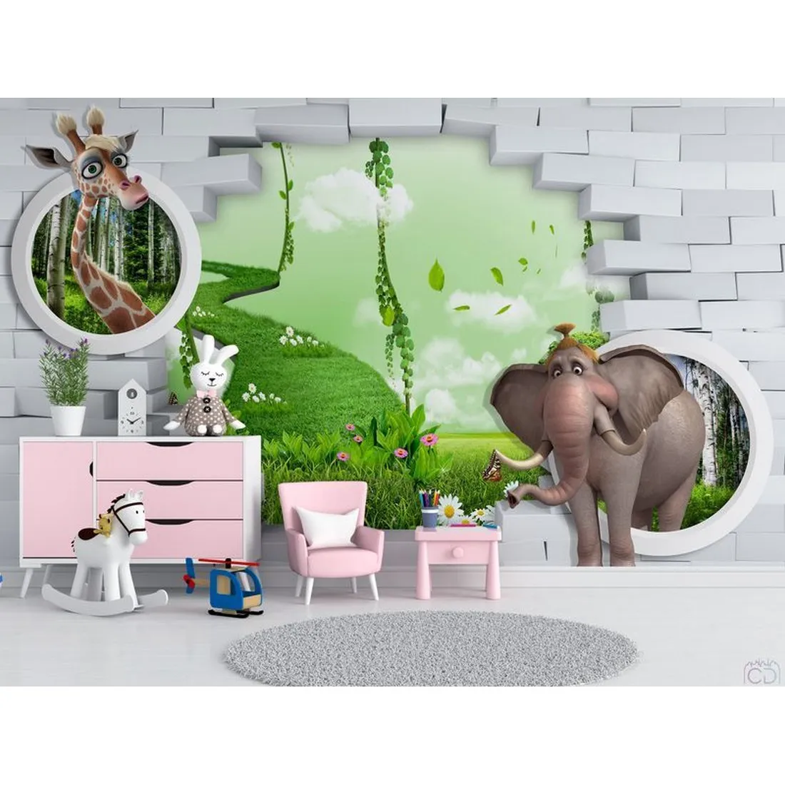 Фотообои на заказ по индивидуальному размеру Citydecor Детская 25