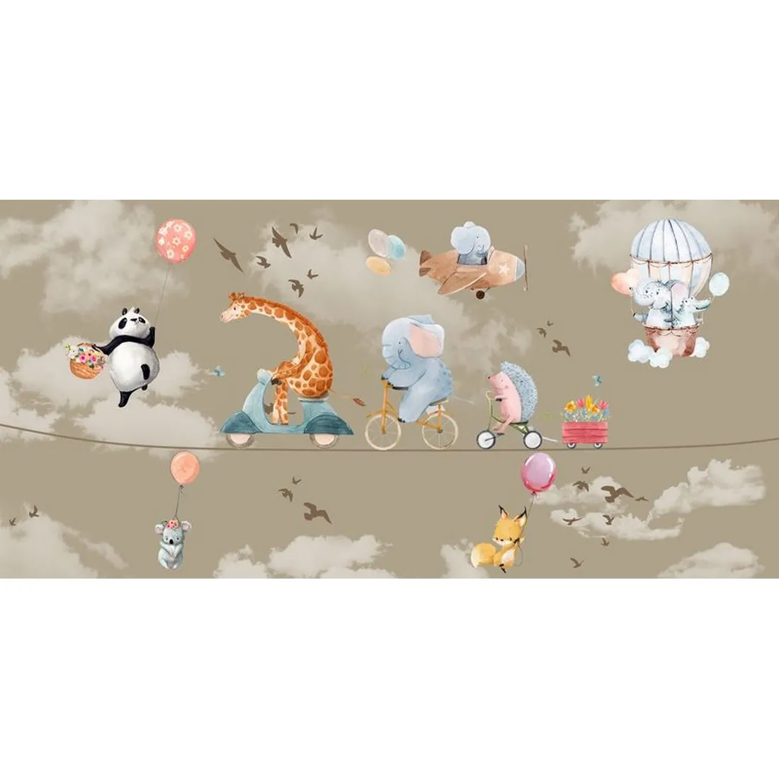 Дизайнерские фотообои по индивидуальному размеру Citydecor Cute&Lovely 2