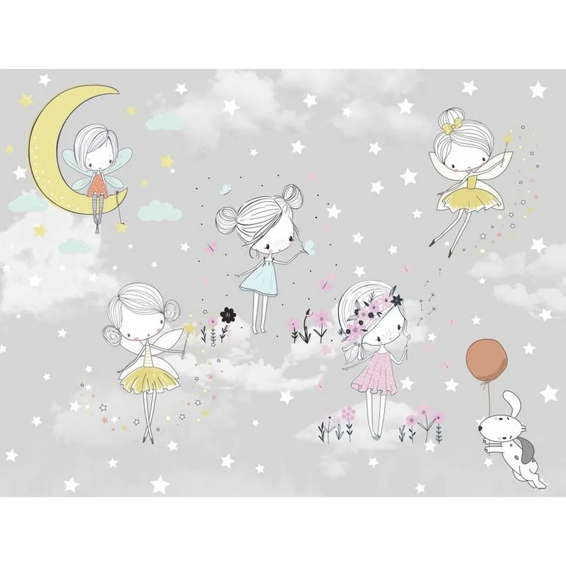 Дизайнерские фотообои по индивидуальному размеру Citydecor Cute&Lovely 24
