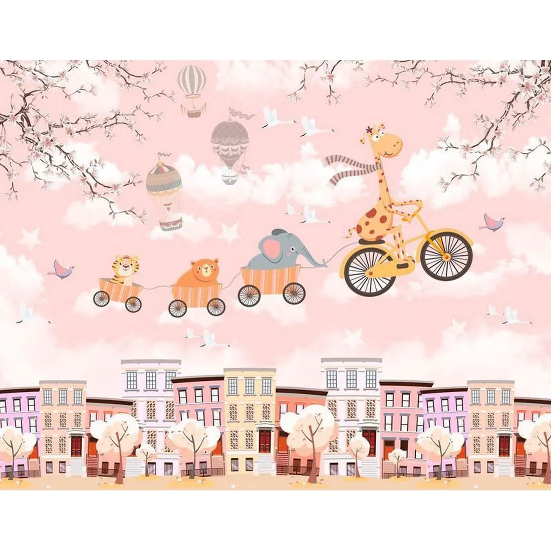 Фотообои на заказ по индивидуальному размеру Citydecor Cute&Lovely 5