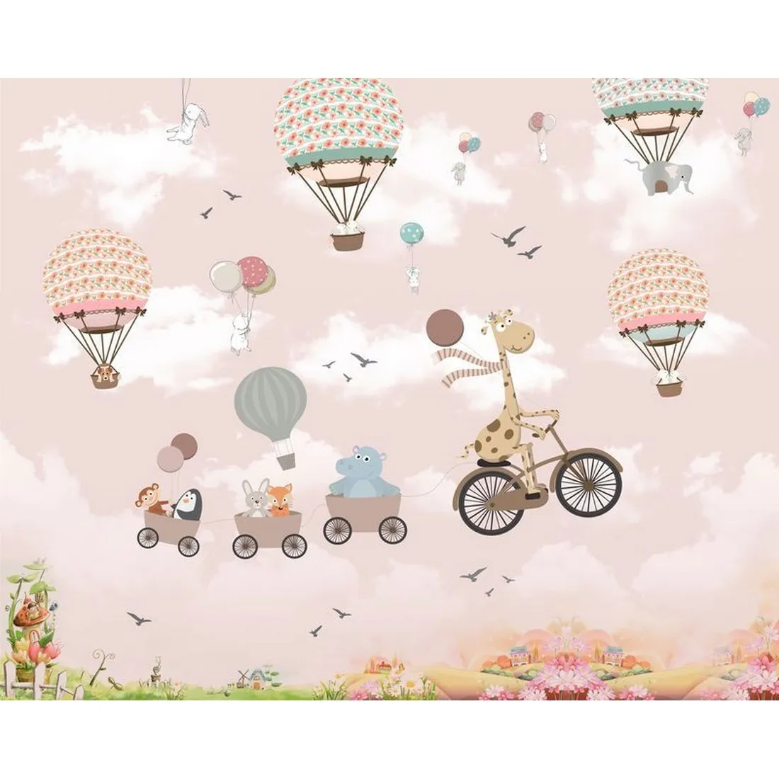 Фотообои на заказ по индивидуальному размеру Citydecor Cute&Lovely 6