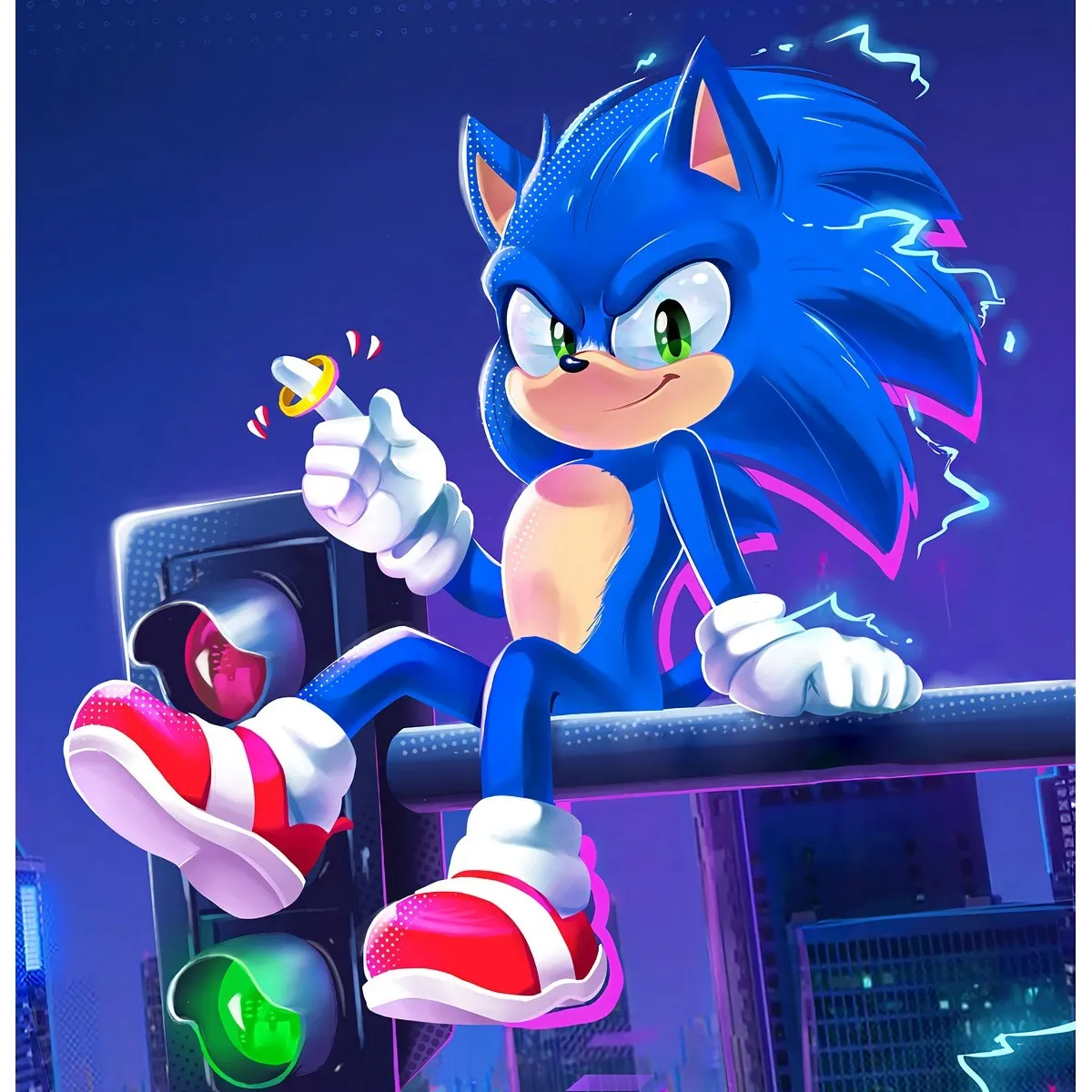 Фотообои на заказ по индивидуальному размеру Citydecor Детская Sonic 415