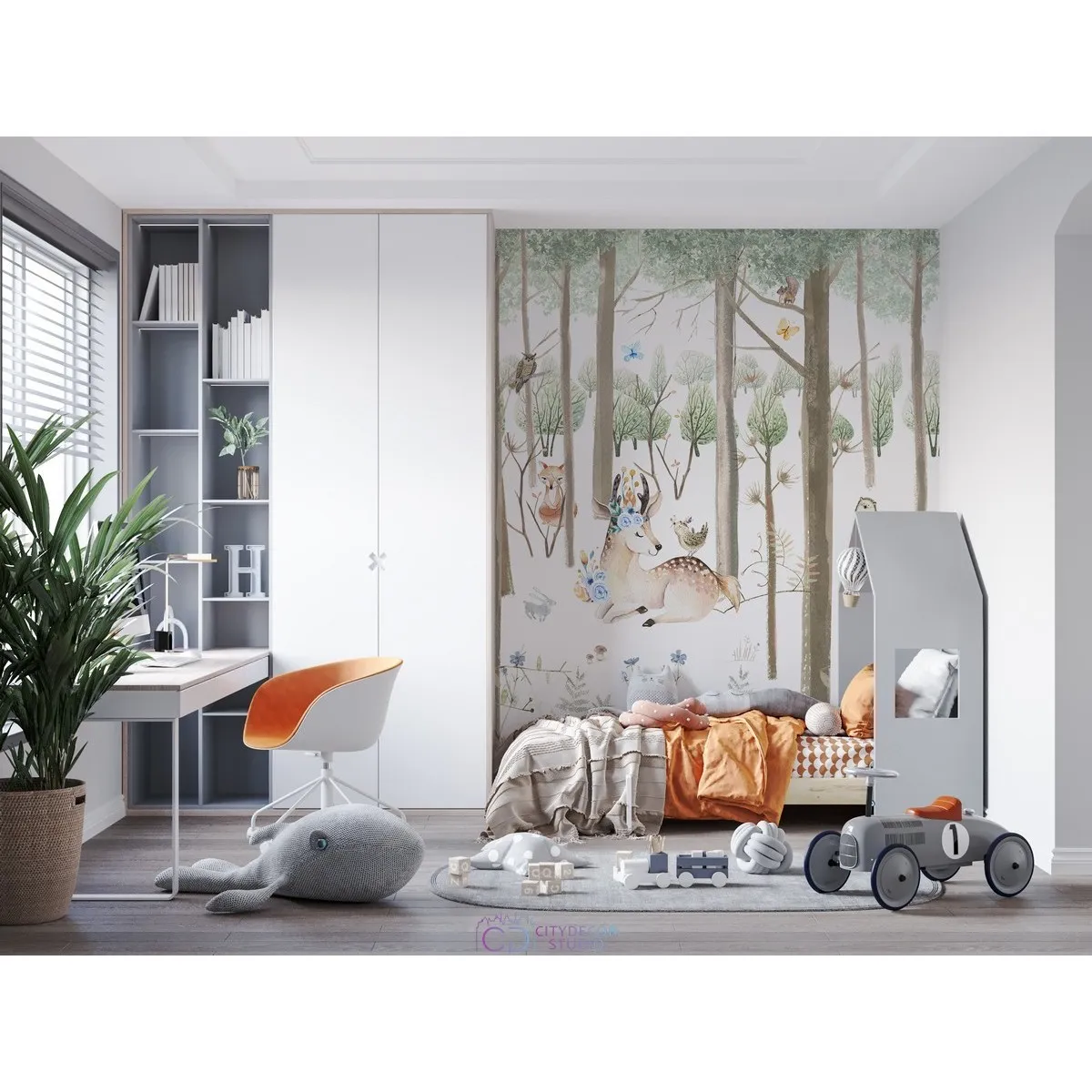 Фотообои на заказ по индивидуальному размеру Citydecor Детская 419