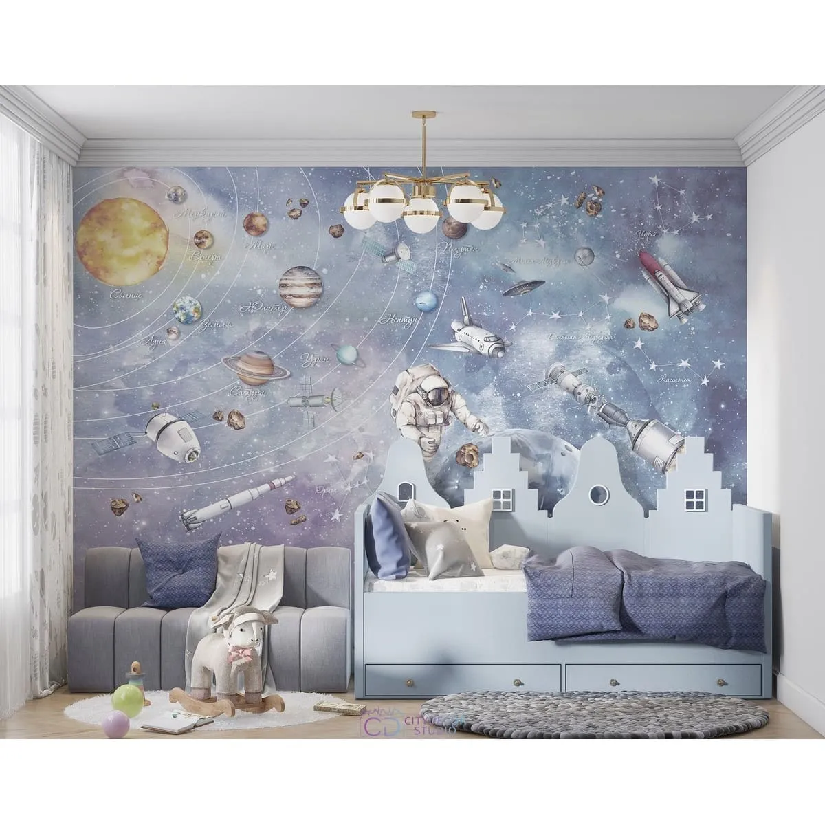 Дизайнерские фотообои по индивидуальному размеру Citydecor Universe 19
